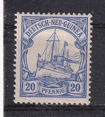 Dt. Kol. D.-Neuguinea  Nr 10 Falz / Gummimängel / *