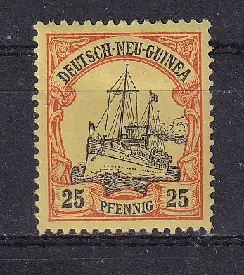 Dt. Kol. D.-Neuguinea  Nr 11 Falz / Gummimängel / *