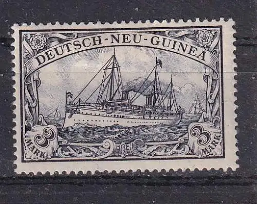 Dt. Kol. D.-Neuguinea  Nr 18 Falz / Gummimängel / *