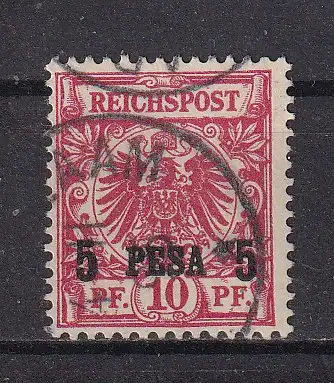 Dt. Kol. D.-Ostafrika  Nr 3 Gestempelt (Posten)