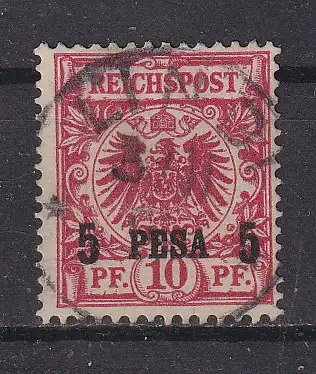 Dt. Kol. D.-Ostafrika  Nr 3 Gestempelt (Posten)