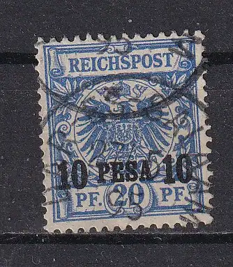 Dt. Kol. D.-Ostafrika  Nr 4 Gestempelt (Posten)