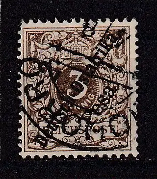 Dt. Kol. D.-Ostafrika  Nr 6 Gestempelt (Posten)