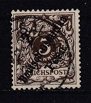 Dt. Kol. D.-Ostafrika  Nr 6 Gestempelt (Posten)