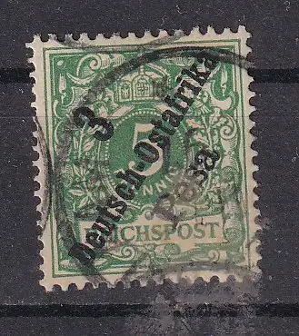 Dt. Kol. D.-Ostafrika  Nr 7 Gestempelt (Posten)