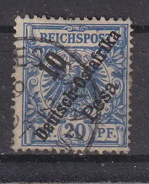 Dt. Kol. D.-Ostafrika  Nr 9 Gestempelt (Posten)