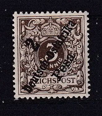 Dt. Kol. D.-Ostafrika  Nr 6 Falz / Gummimängel / *