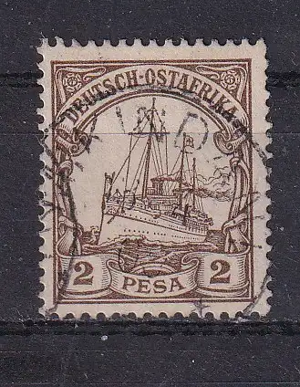 Dt. Kol. D.-Ostafrika  Nr 11 Gestempelt (Posten)