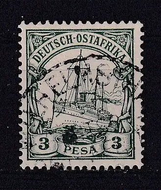 Dt. Kol. D.-Ostafrika  Nr 12 Gestempelt (Posten)