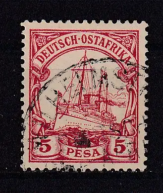 Dt. Kol. D.-Ostafrika  Nr 13 Gestempelt (Posten)