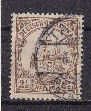 Dt. Kol. D.-Ostafrika  Nr 22 Gestempelt (Posten)