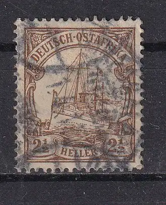 Dt. Kol. D.-Ostafrika  Nr 22 Gestempelt (Posten)
