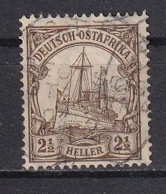 Dt. Kol. D.-Ostafrika  Nr 22 Gestempelt (Posten)
