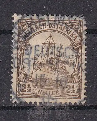 Dt. Kol. D.-Ostafrika  Nr 22 Gestempelt (Posten)