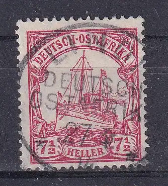 Dt. Kol. D.-Ostafrika  Nr 24 Gestempelt (Posten)