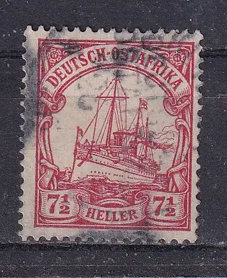 Dt. Kol. D.-Ostafrika  Nr 24 Gestempelt (Posten)
