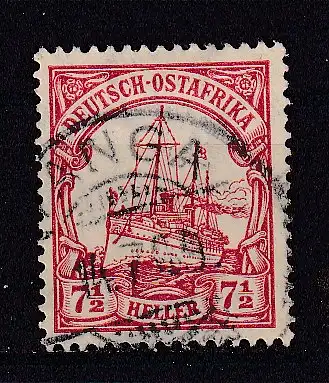 Dt. Kol. D.-Ostafrika  Nr 24 Gestempelt (Posten)