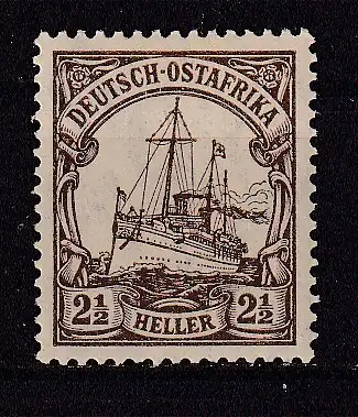 Dt. Kol. D.-Ostafrika  Nr 22 Falz / Gummimängel / *
