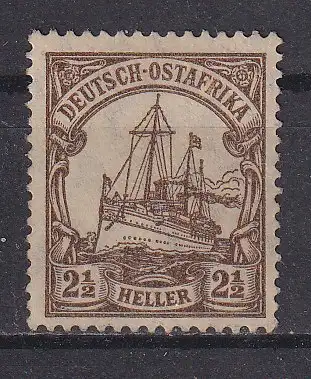 Dt. Kol. D.-Ostafrika  Nr 25 Falz / Gummimängel / *