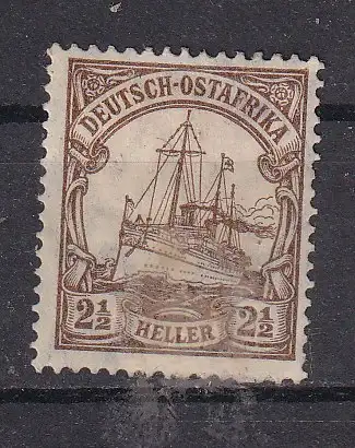 Dt. Kol. D.-Ostafrika  Nr 22 Falz / Gummimängel / *