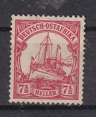 Dt. Kol. D.-Ostafrika  Nr 24 Falz / Gummimängel / *