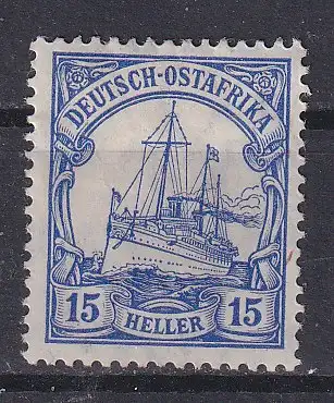 Dt. Kol. D.-Ostafrika  Nr 25 Falz / Gummimängel / *