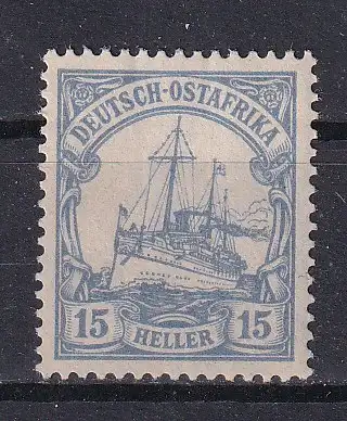 Dt. Kol. D.-Ostafrika  Nr 25 Falz / Gummimängel / *