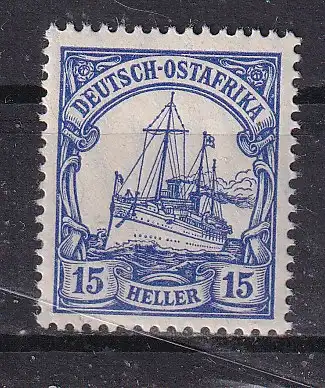 Dt. Kol. D.-Ostafrika  Nr 25 Falz / Gummimängel / *