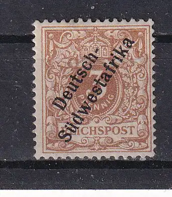 Dt. Kol. D.-SWafrika  Nr 5 Falz / Gummimängel / *