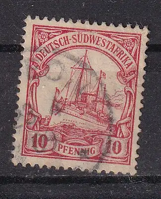 Dt. Kol. D.-SWafrika  Nr 13 Gestempelt (Posten)