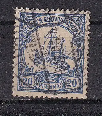 Dt. Kol. D.-SWafrika  Nr 14 Gestempelt (Posten)