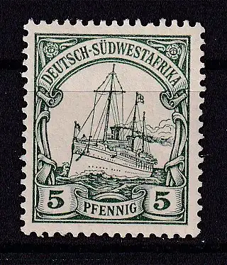 Dt. Kol. D.-SWafrika  Nr 12 Falz / Gummimängel / *