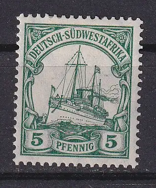 Dt. Kol. D.-SWafrika  Nr 12 Falz / Gummimängel / *