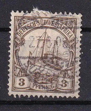 Dt. Kol. D.-SWafrika  Nr 24 Falz / Gummimängel / *