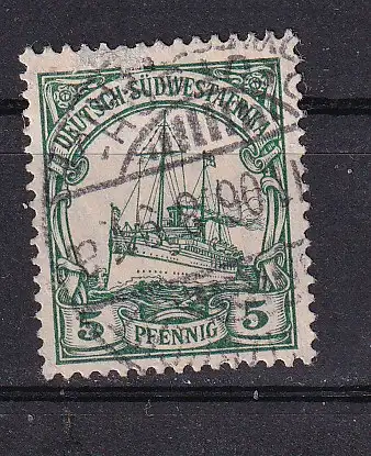 Dt. Kol. D.-SWafrika  Nr 25 Falz / Gummimängel / *