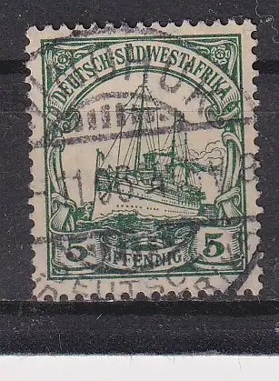 Dt. Kol. D.-SWafrika  Nr 25 Falz / Gummimängel / *