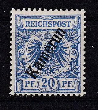 Dt. Kol. Kamerun  Nr 4 Falz / Gummimängel / *