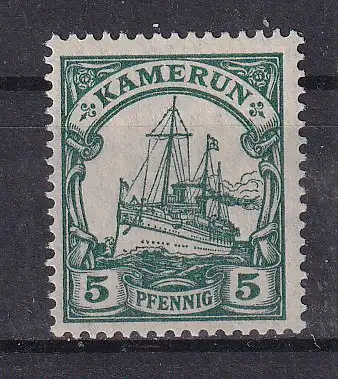 Dt. Kol. Kamerun  Nr 8 Falz / Gummimängel / *