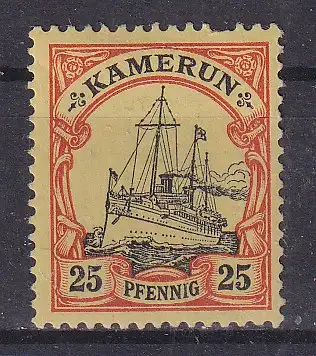 Dt. Kol. Kamerun  Nr 11 Falz / Gummimängel / *