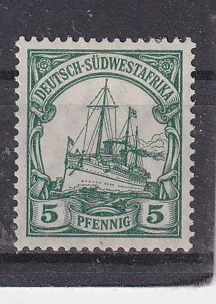 Dt. Kol. D.-SWafrika  Nr 25 Falz / Gummimängel / *