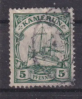 Dt. Kol. Kamerun  Nr 21 Gestempelt (Posten)