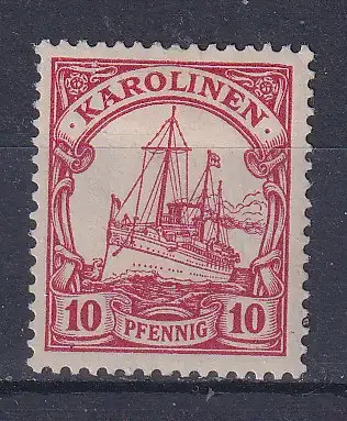 Dt. Kol. Karolinen  Nr 9 Falz / Gummimängel / *