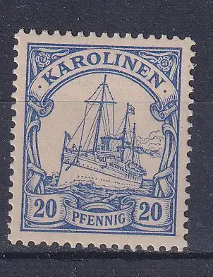 Dt. Kol. Karolinen  Nr 10 Falz / Gummimängel / *