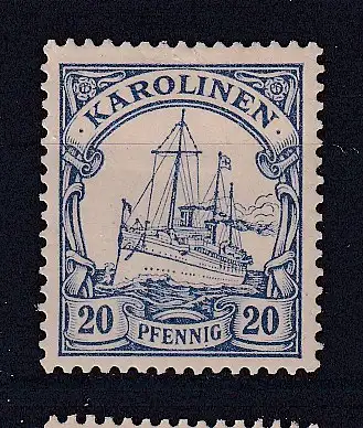 Dt. Kol. Karolinen  Nr 10 Falz / Gummimängel / *