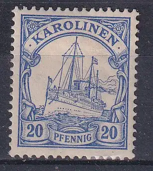 Dt. Kol. Karolinen  Nr 10 Falz / Gummimängel / *