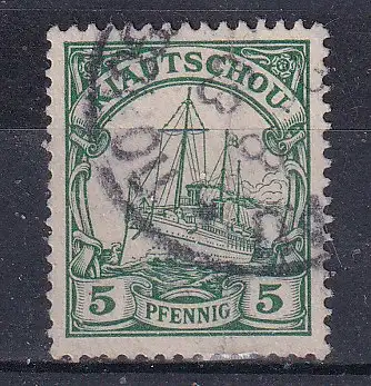 Dt. Kol. Kiautschou  Nr 6 Gestempelt (Posten)