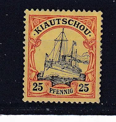 Dt. Kol. Kiautschou  Nr 9 Falz / Gummimängel / *