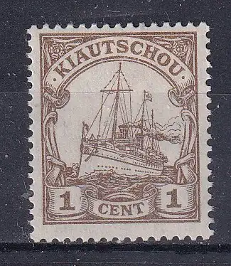 Dt. Kol. Kiautschou  Nr 18 Falz / Gummimängel / *