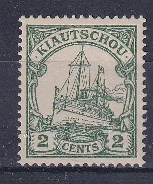 Dt. Kol. Kiautschou  Nr 19 Falz / Gummimängel / *