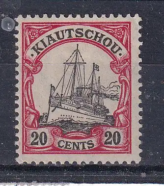 Dt. Kol. Kiautschou  Nr 32 Falz / Gummimängel / *